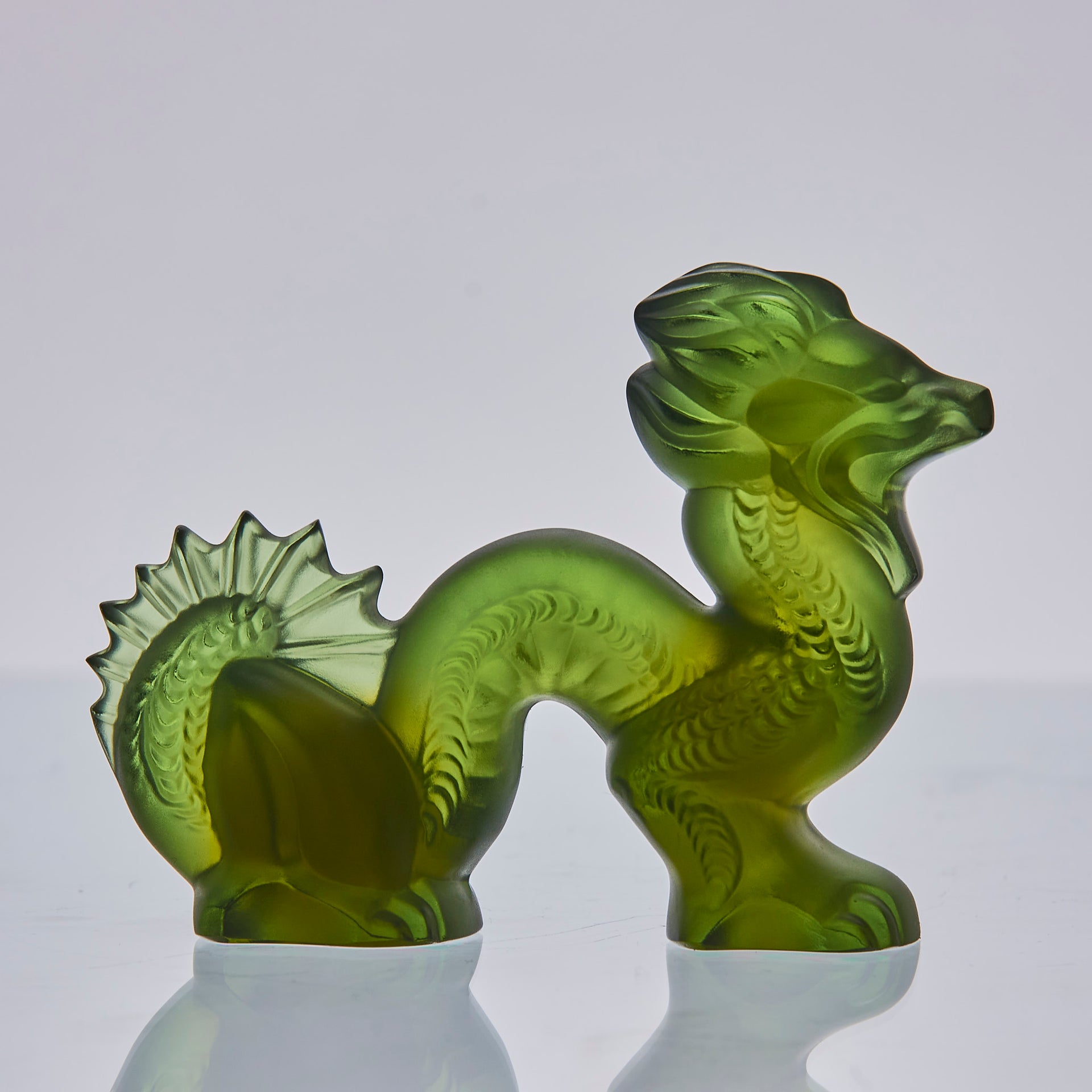 Lalique glass dragon