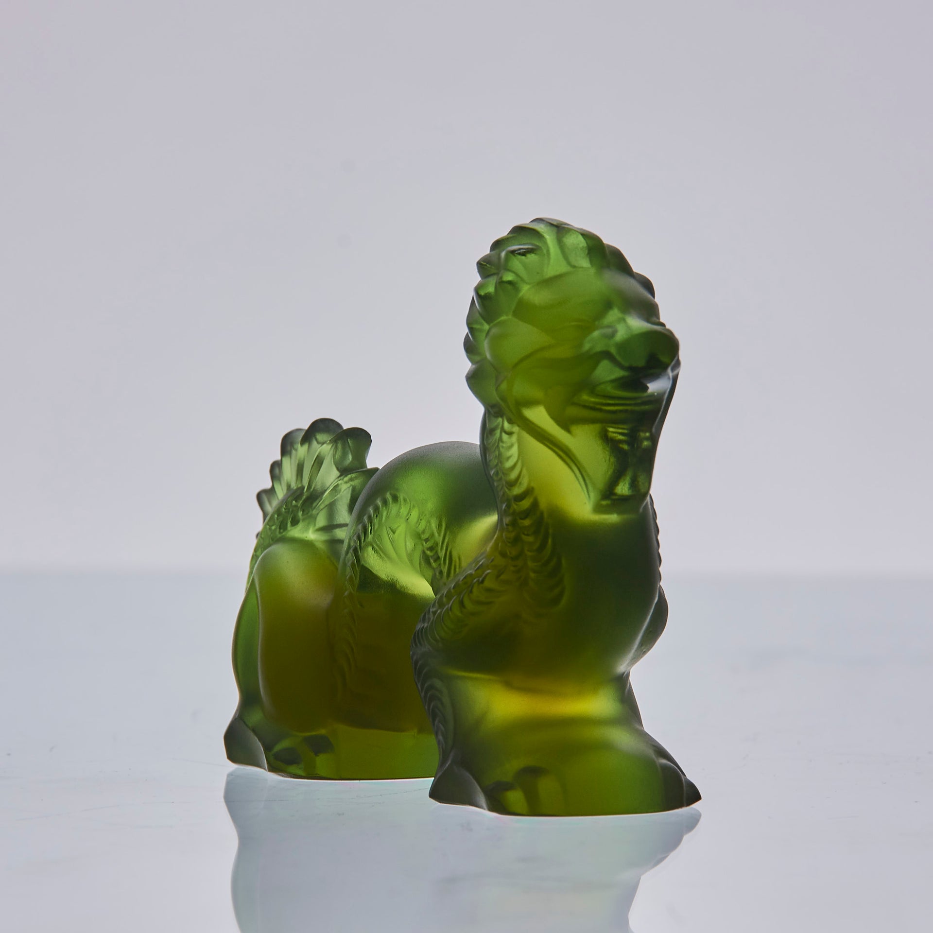Lalique glass dragon
