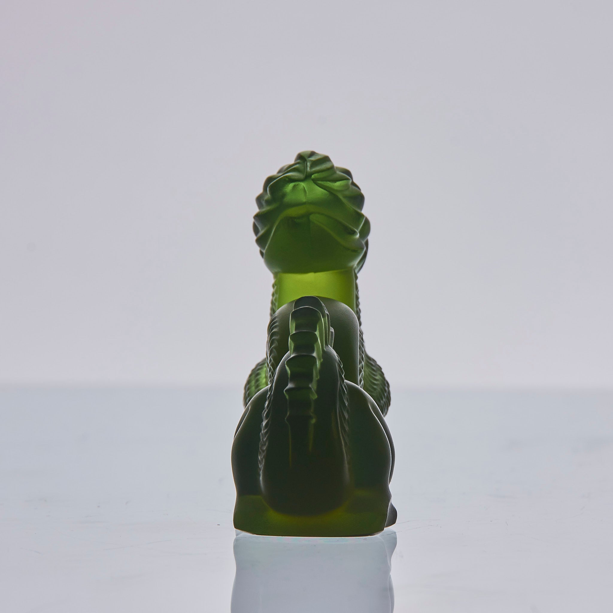 Oriental Green Dragon - Lalique for sale - Hickmet Fine Arts