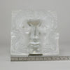 Masque De Femme by Marc Lalique An excellent mid 20th Century clear and frosted glass wall plaque decorated with a pretty Art Deco face framed with exotic fish