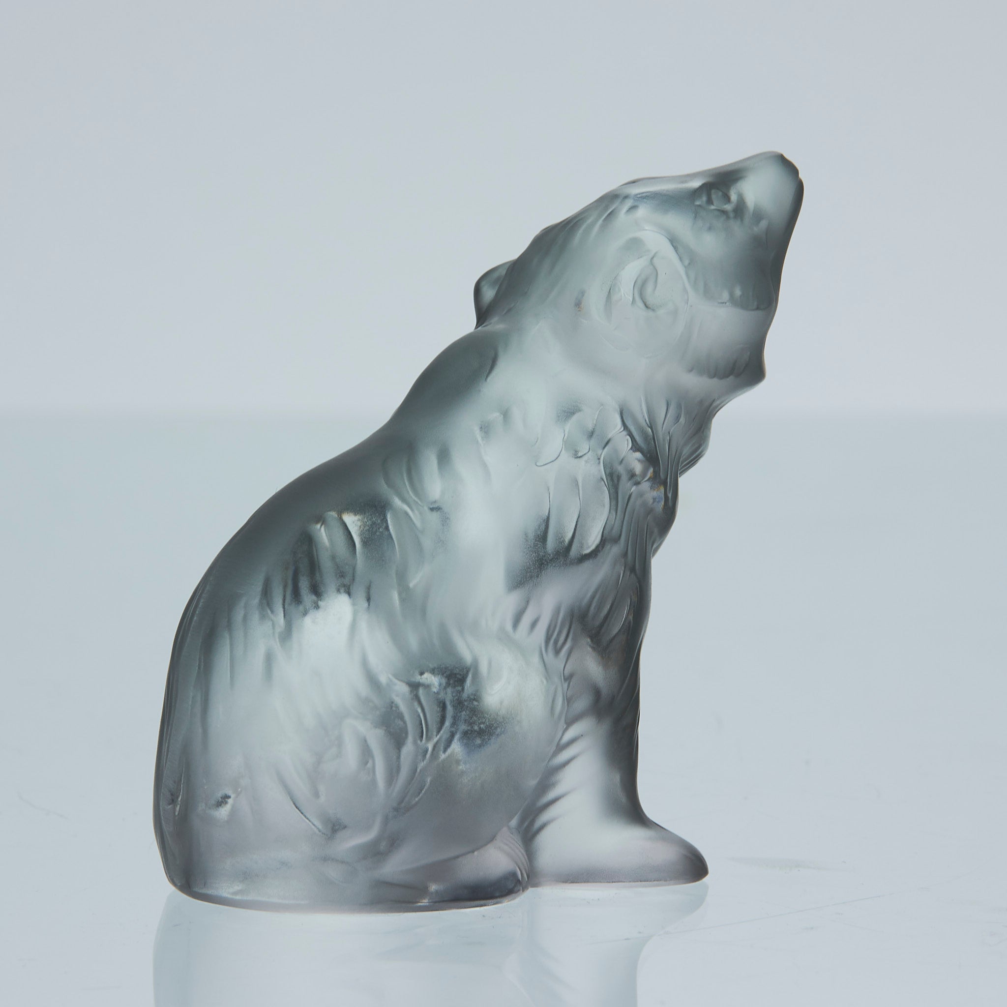 Lalique Ours- Lalique Bear Seated - Hickmet Fine Arts - Lalique