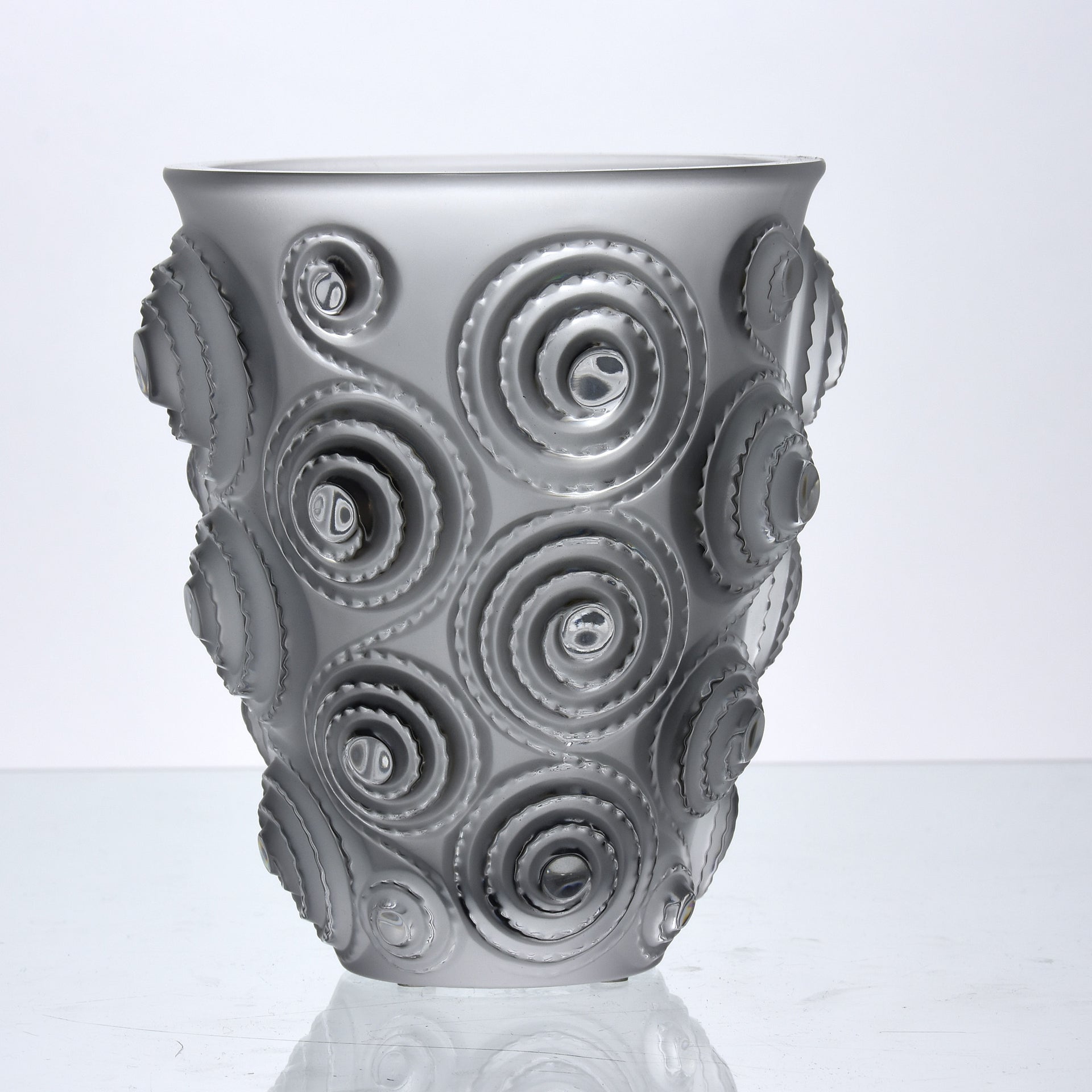 Marc Lalique Spirales Vase - Hickmet Fine Arts 