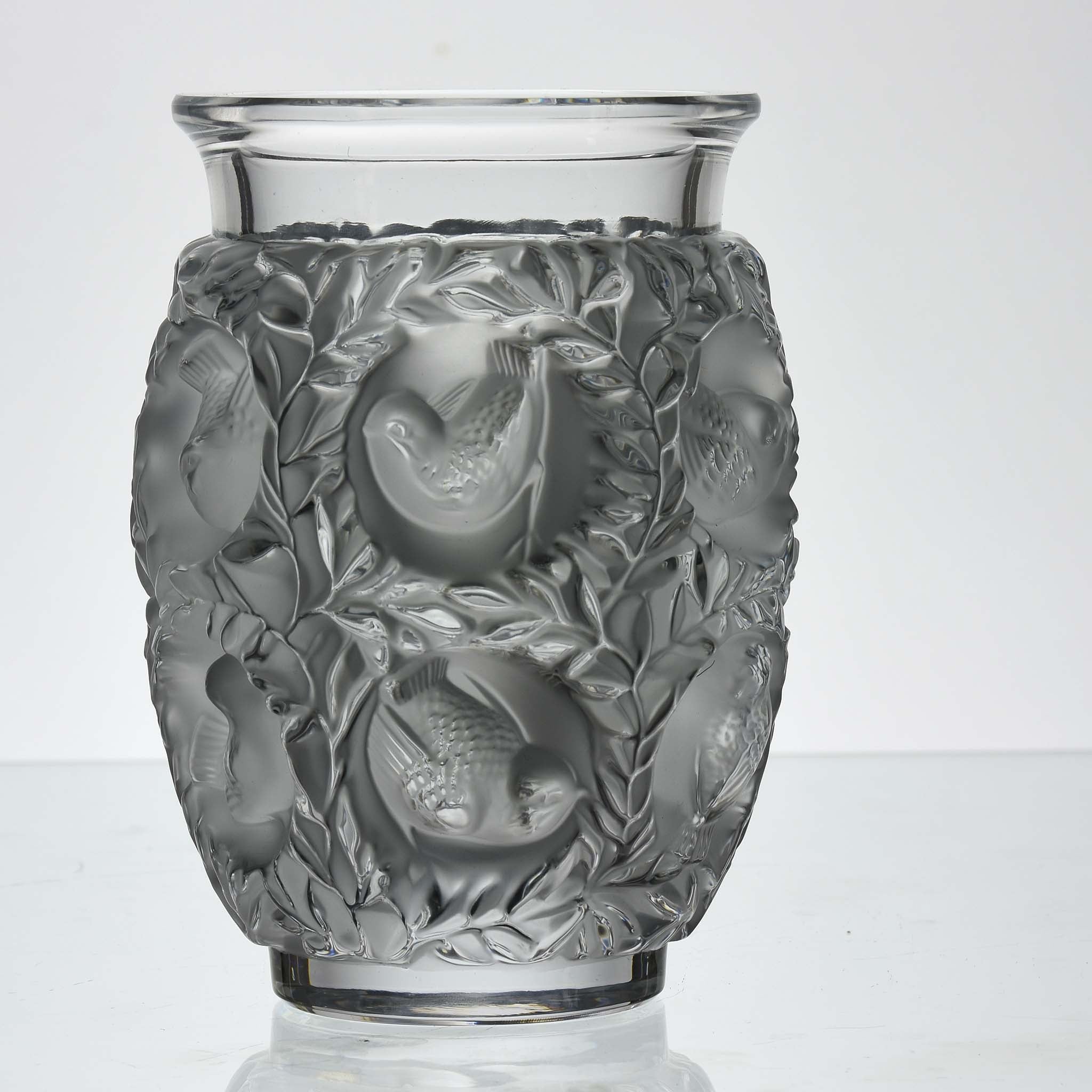 Lalique Bagatelle Vase - Marc Lalique Glass Vase - Hickmet Fine Arts