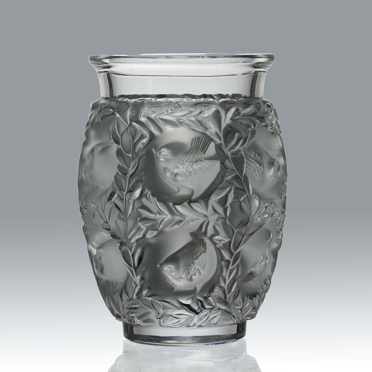Lalique Bagatelle Vase -  Marc Lalique Glass Vase - Hickmet Fine Arts 