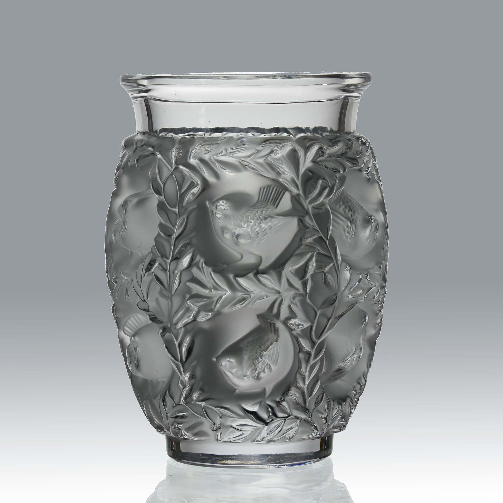 Lalique Bagatelle Vase -  Marc Lalique Glass Vase - Hickmet Fine Arts 