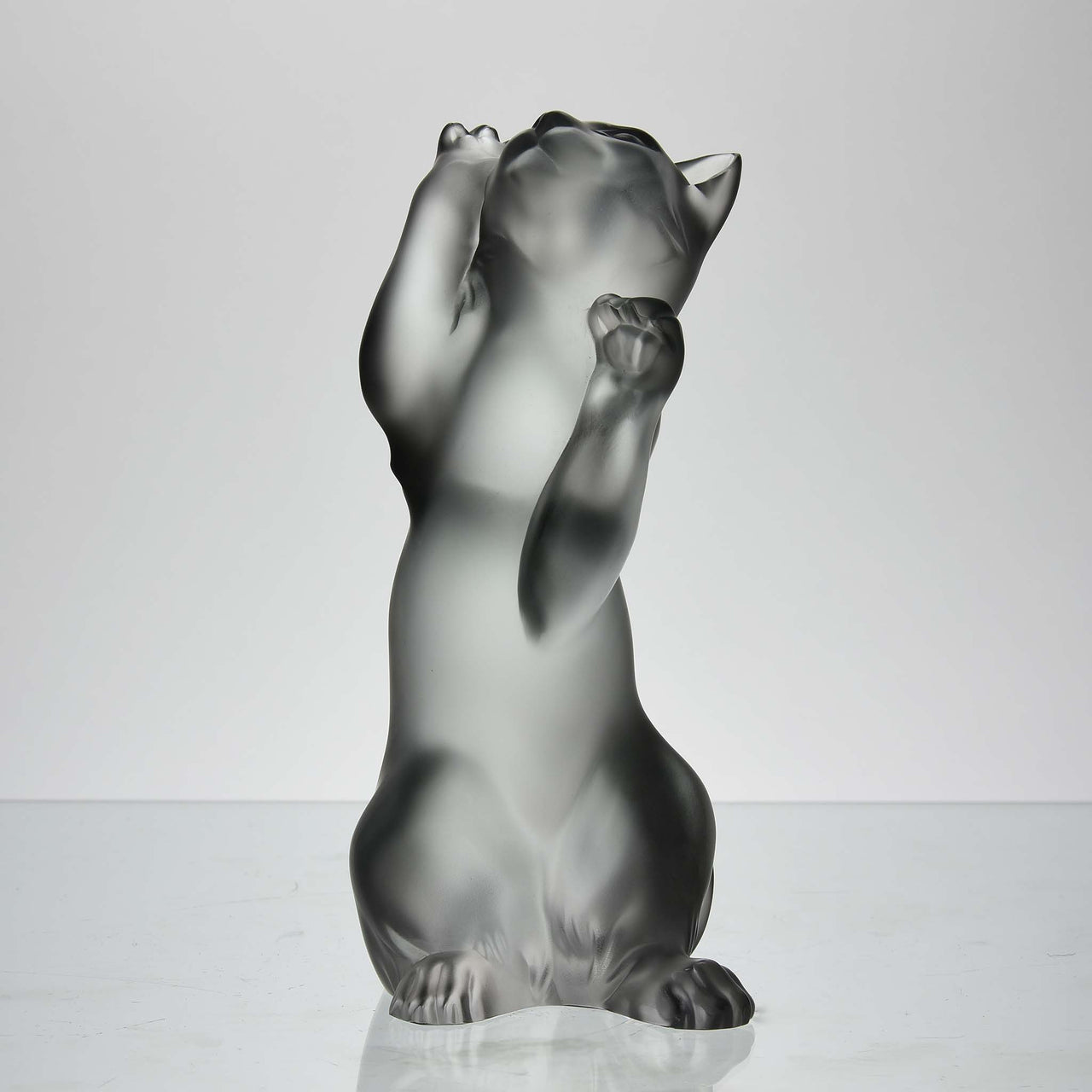 Lalique Chat Jouant -Marc Lalique Cat - Hickmet Fine Arts 