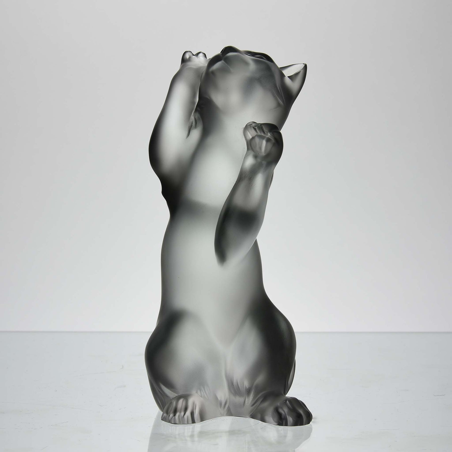 Lalique Chat Jouant -Marc Lalique Cat - Hickmet Fine Arts 