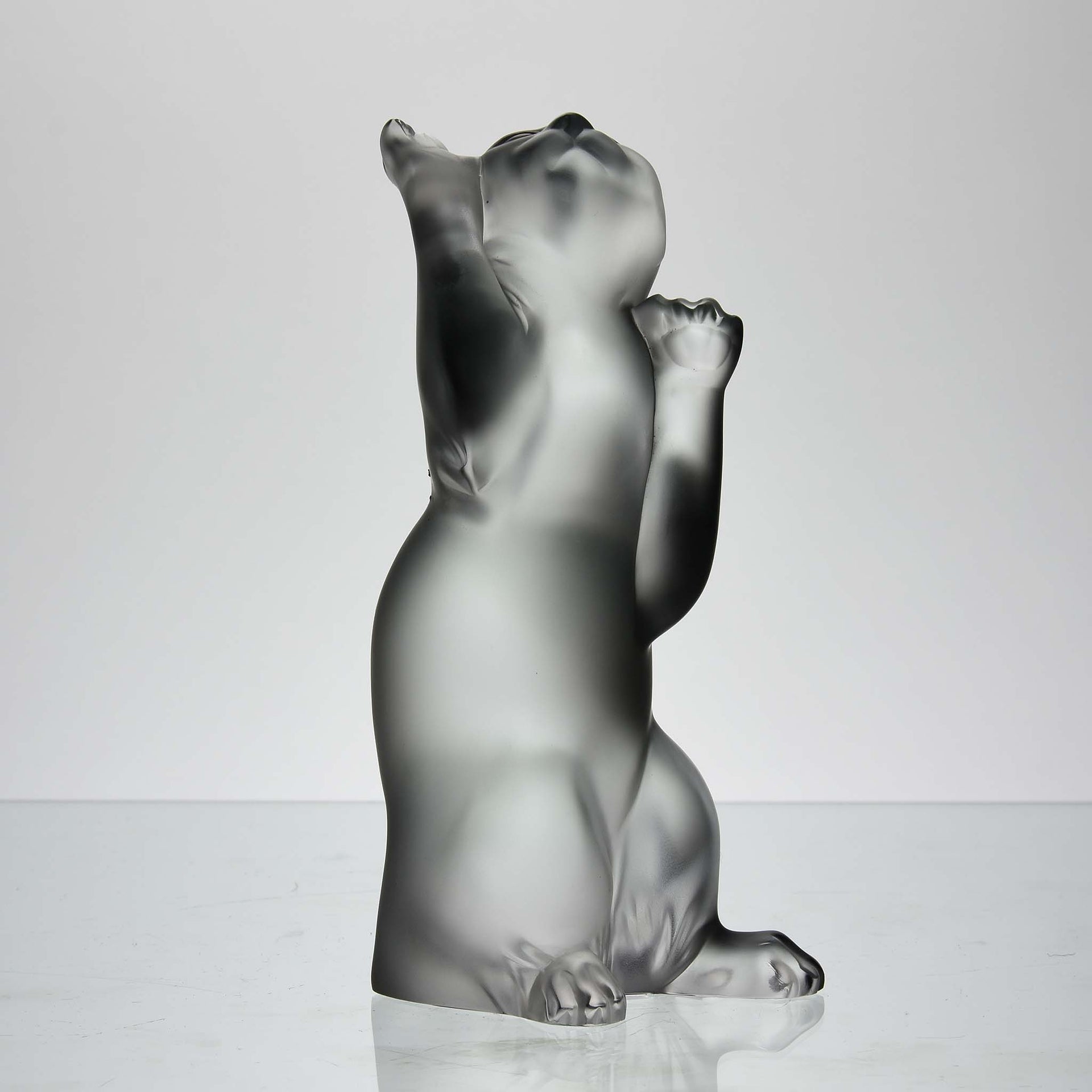 Lalique Chat Jouant -Marc Lalique Cat - Hickmet Fine Arts 