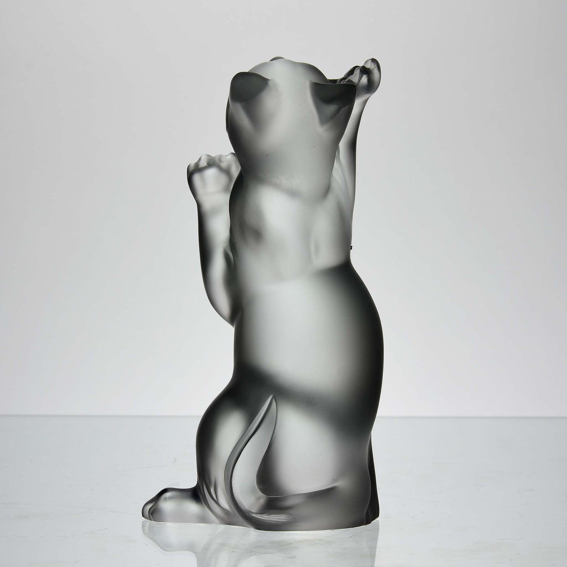 Lalique Chat Jouant -Marc Lalique Cat - Hickmet Fine Arts 