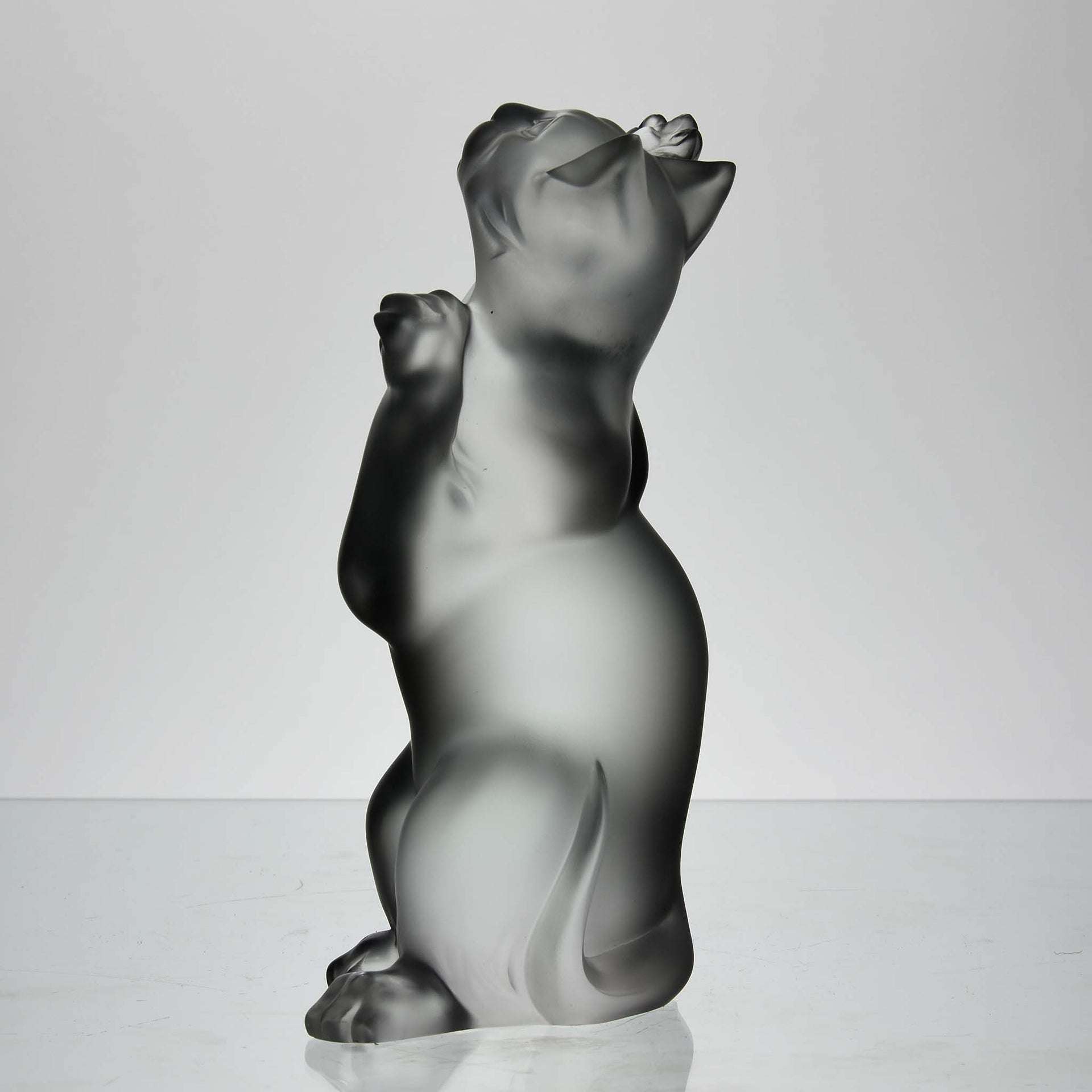 Lalique Chat Jouant -Marc Lalique Cat - Hickmet Fine Arts 