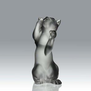 Lalique Chat Jouant -Marc Lalique Cat - Hickmet Fine Arts 