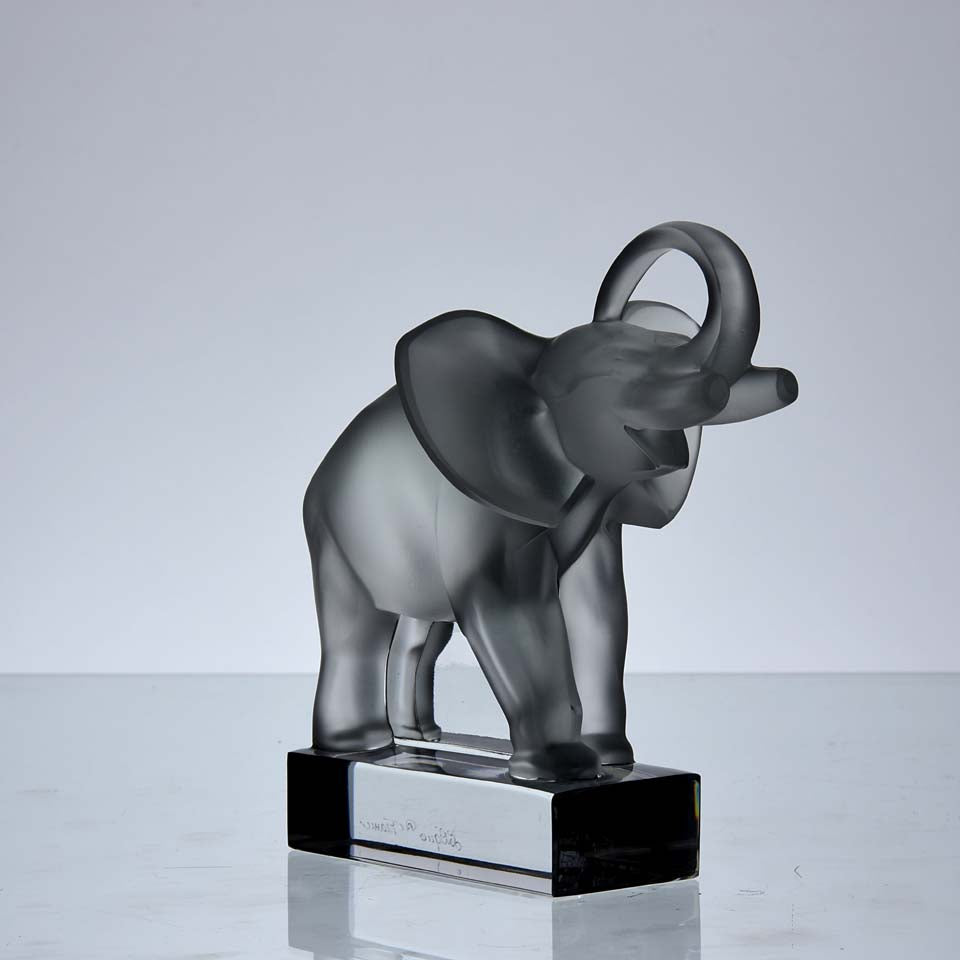 Lalique glass elephant
