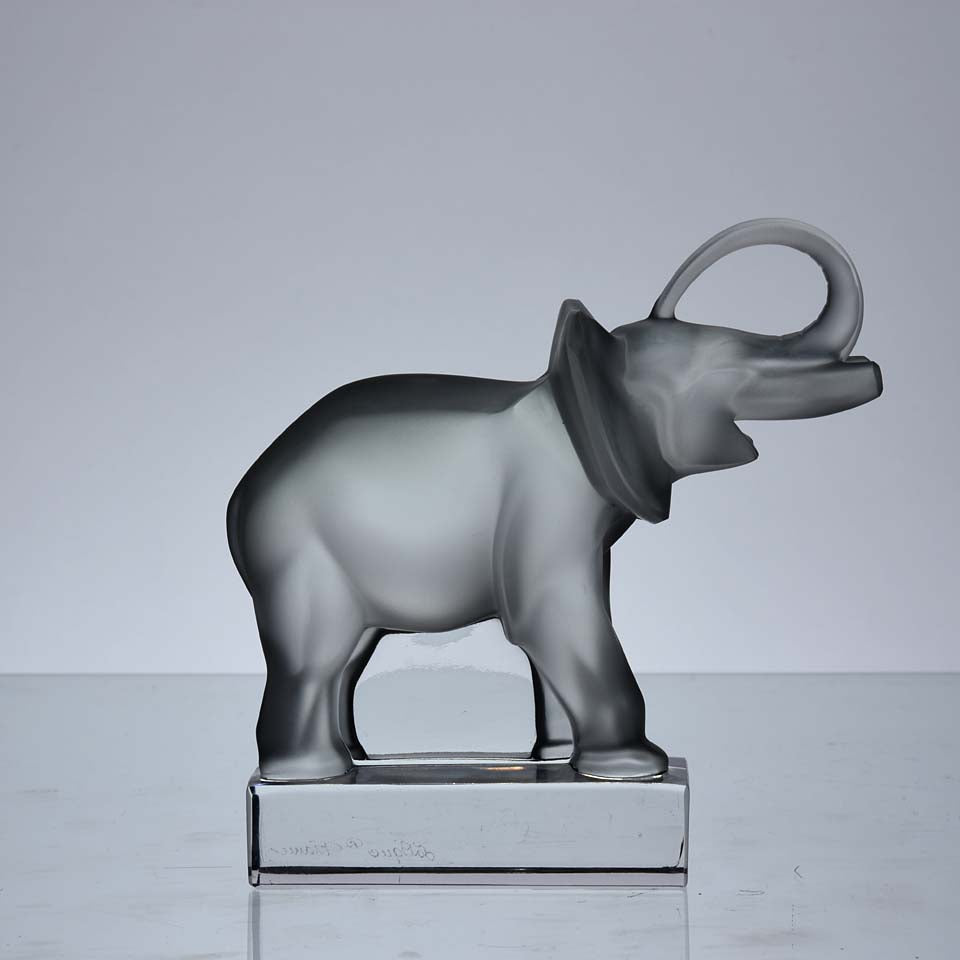 Lalique glass elephant