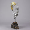 Marcel Bouraine - Art Deco Bronze Dancer - Fan Dancer - Hickmet Fine Arts