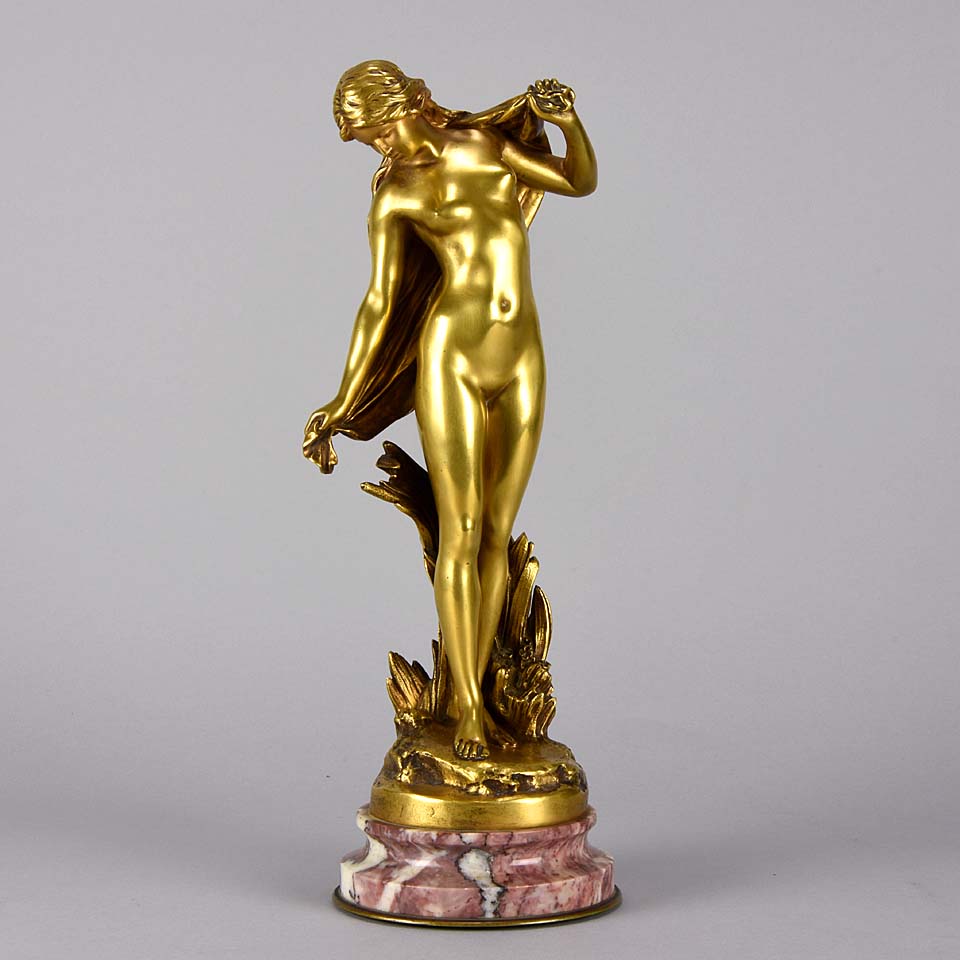 Mathurin Moreau Art Noveau Bronze Figure