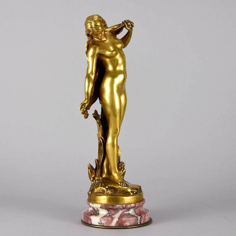 Mathurin Moreau Art Noveau Bronze Figure
