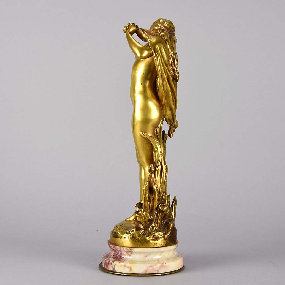 Mathurin Moreau Art Noveau Bronze Figure