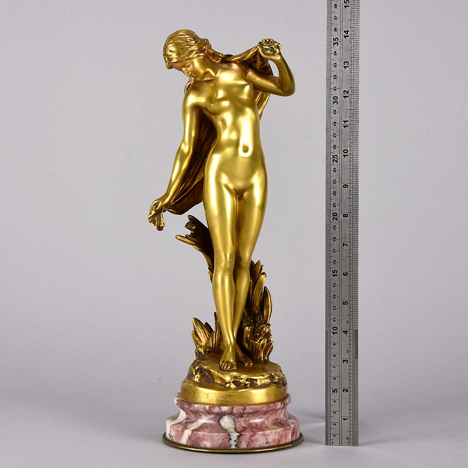 Mathurin Moreau Art Noveau Bronze Figure