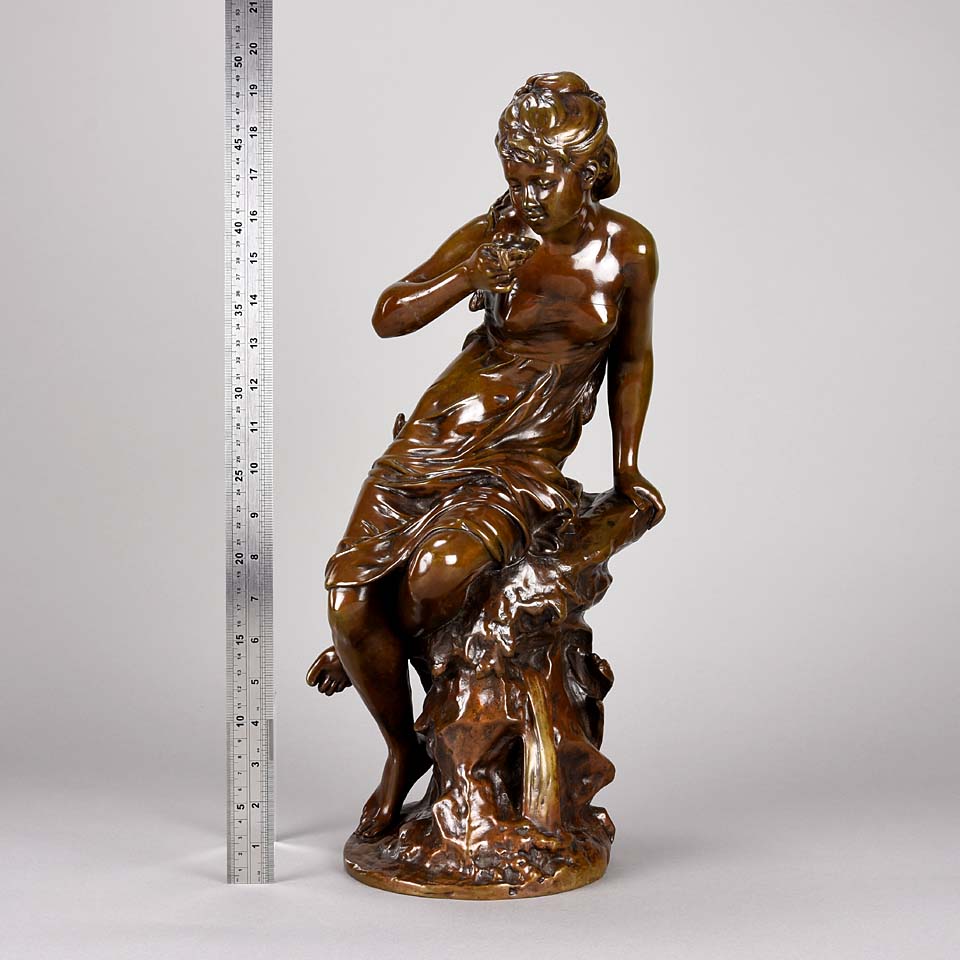Mathurin Moreau Bronze - La Source - Hickmet Fine Arts