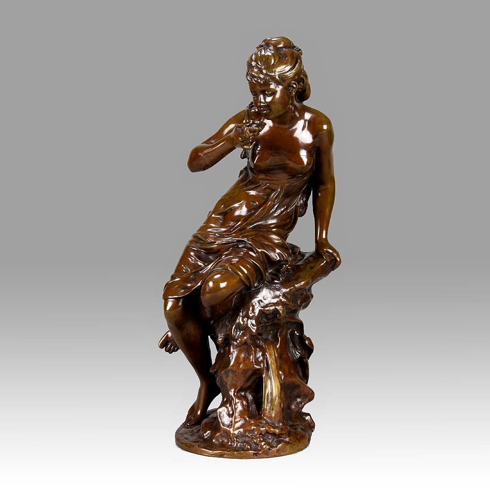Mathurin Moreau Bronze - La Source - Hickmet Fine Arts