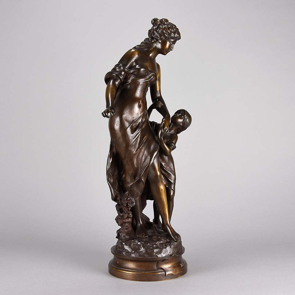 Mathurin Moreau Bronze - La Reconnaissance - Hickmet Fine Arts