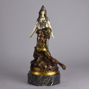 Theodore Riviere – Salammbo et Matho - Antique Bronze - Bronze statues for sale - - antique bronze figures - bronze figurines for sale - Antique bronze statues - Antique bronze sculptures for sale – Hickmet Fine Arts