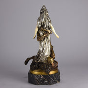 Theodore Riviere – Salammbo et Matho - Antique Bronze - Bronze statues for sale - - antique bronze figures - bronze figurines for sale - Antique bronze statues - Antique bronze sculptures for sale – Hickmet Fine Arts