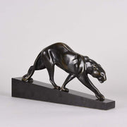 Art Deco Bronze Panther by Maurice Prost 