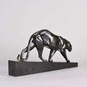 Art Deco Bronze Panther by Maurice Prost 