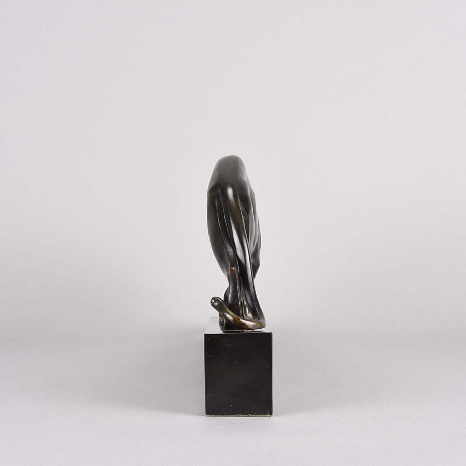 Art Deco Bronze Panther by Maurice Prost 