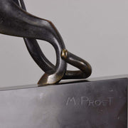 Art Deco Bronze Panther by Maurice Prost 