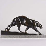Art Deco Bronze Panther by Maurice Prost 