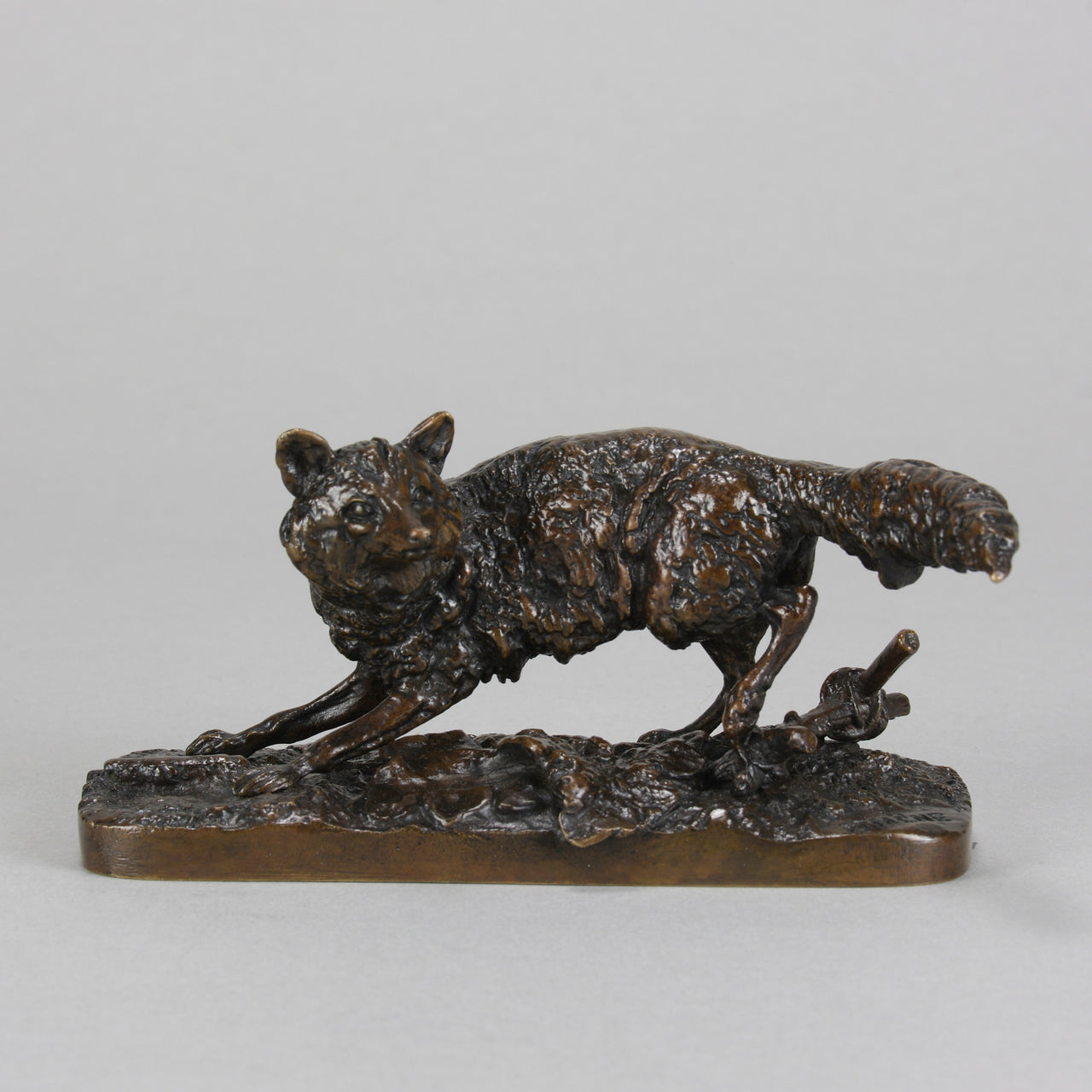 Renard Tête Tournée - P J Mêne - Antique Bronze -  Hickmet Fine Arts