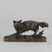 Renard Tête Tournée - P J Mêne - Antique Bronze -  Hickmet Fine Arts