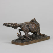 Renard Tête Tournée - P J Mêne - Antique Bronze -  Hickmet Fine Arts