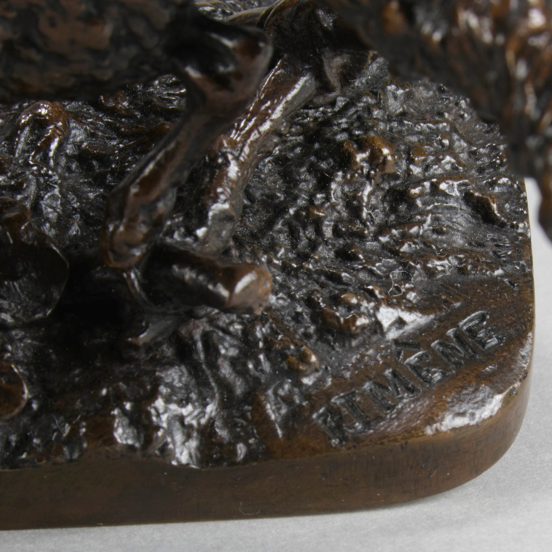 Renard Tête Tournée - P J Mêne - Antique Bronze -  Hickmet Fine Arts