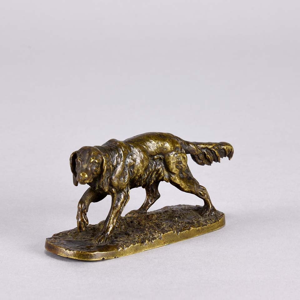 Pierre Jules Mene Animalier Bronze - Mene Setter - Hickmet Fine Arts