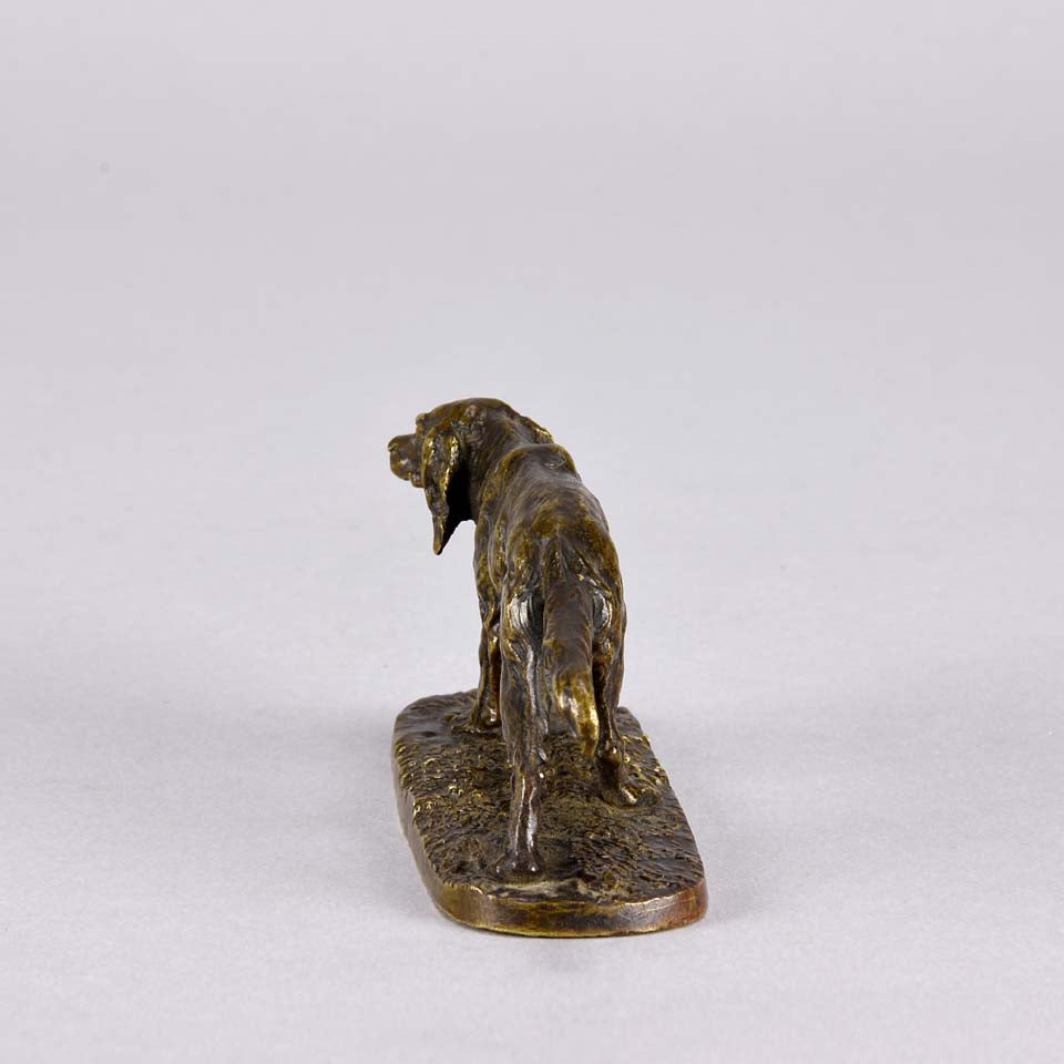 Pierre Jules Mene Animalier Bronze - Mene Setter - Hickmet Fine Arts