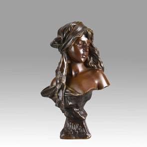 Villanis Miarka - Art Nouveau Bronze - Villanis, Emmanuel - Hickmet Fine Arts