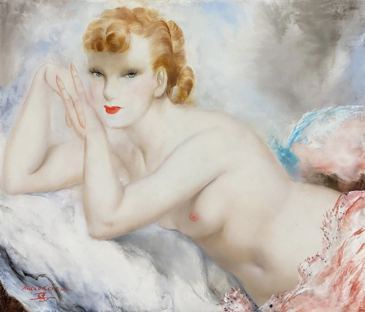 "Jeune Femme Alanguie" by Micao Kono