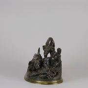Chasse au Lapin - Jules Moigniez - Antique Bronze - Hickmet Fine Arts