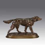 Moigniez Bronze Setter - Animaliers -  Antique animal sculptures for sale - Hickmet Fine Arts
