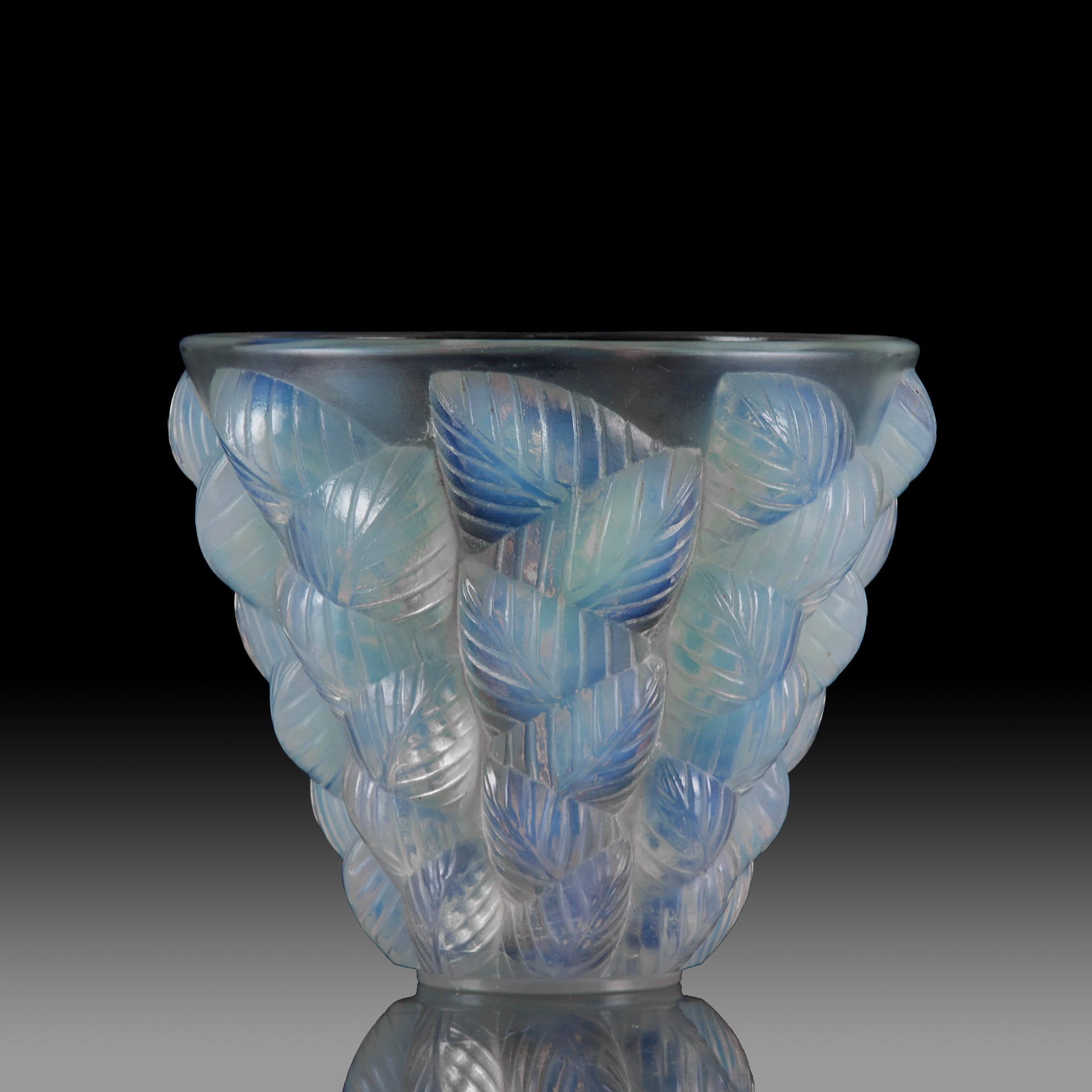 Rene Lalique Moissac Vase - Lalique Glass for Sale - Hickmet Fine Art