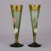 Mont Joye - Pair of enamel painted vases - Hickmet Fine Arts 