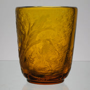 Moser Glass Golden Amber Vase - 20th Century Glass - Hickmet Fine Arts