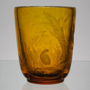 Moser Glass Golden Amber Vase - 20th Century Glass - Hickmet Fine Arts