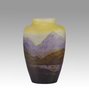 Galle Mountain Vase - Art Nouveau Vase - Hickmet Fine Arts