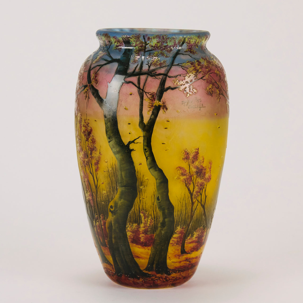 "Autumn Vase" by Muller Frères