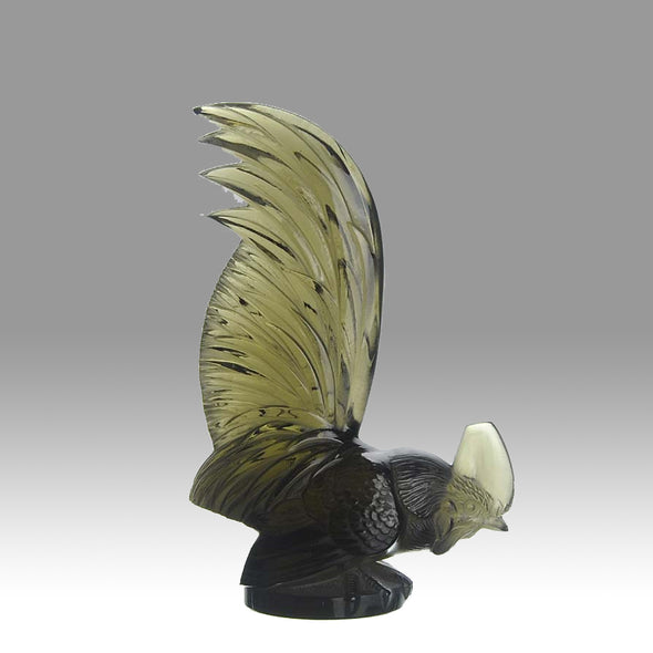 René Lalique "Topaz Coq Nain"