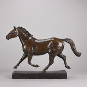 Nicola Toms Bronze - Trotting Horse - Hickmet Fine Arts 